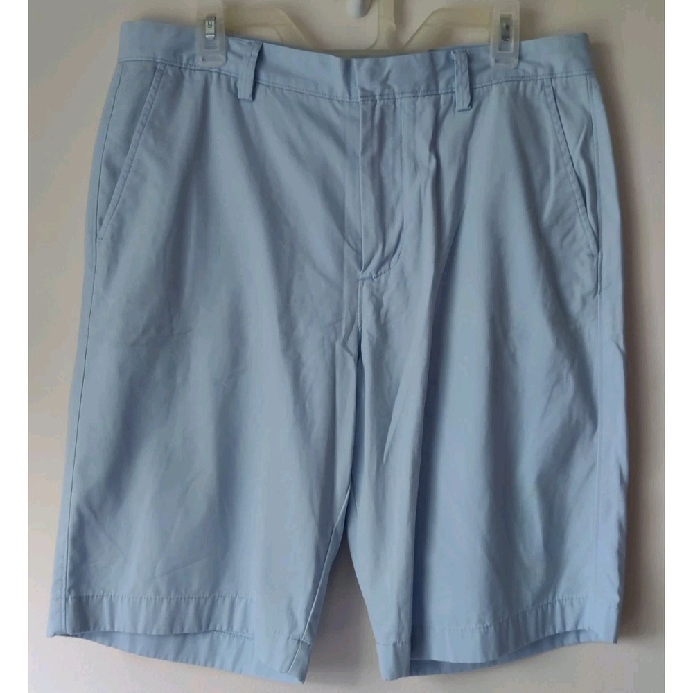 J. Crew Men's Flat Front Chino Cotton Shorts Baby Blue Size 34 Style 14054